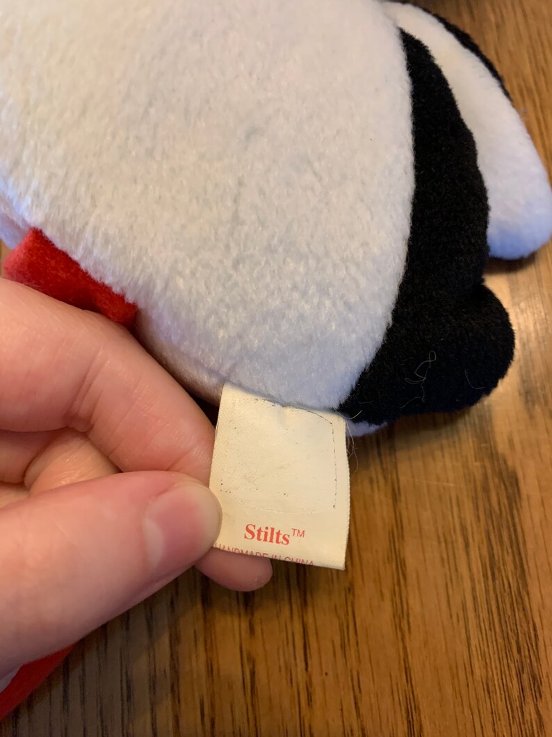 Ty Beanie Baby Stilts The Stork 1999