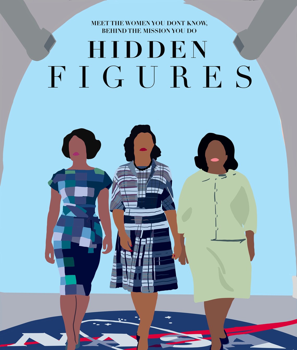 HIDDEN FIGURES Printable Wall Art digital Download - Etsy