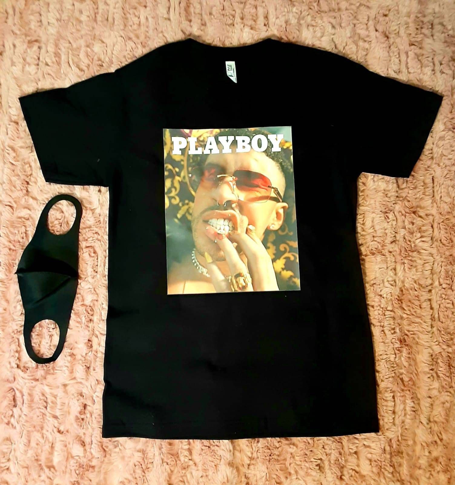 Bad Bunny T-Shirt Playboy Cover | Etsy