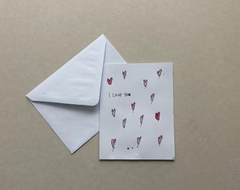 i love you card
