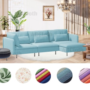 Custom Bezüge passen für Söderhamn 3-Sitzer Sofa mit Chaiselongue, Söderhamn 3-Sitzer Sofa mit Chaiselongue Sofabezüge, Söderhamn Sofabezüge