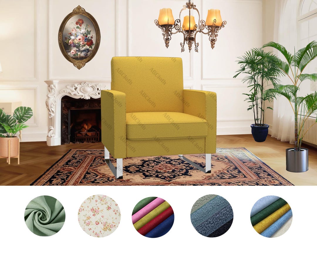 Mellby Armchair Covers in Pattern/solid Color Fabrics,custom Made Cover ...