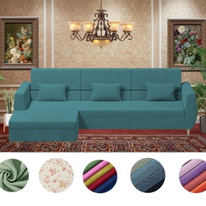 SLATORP 3 seat with chaise lounge sofa covers,Covers comes with free pet mat,Custom made covers fit SLATORP 3 seater with chaise lounge sofa