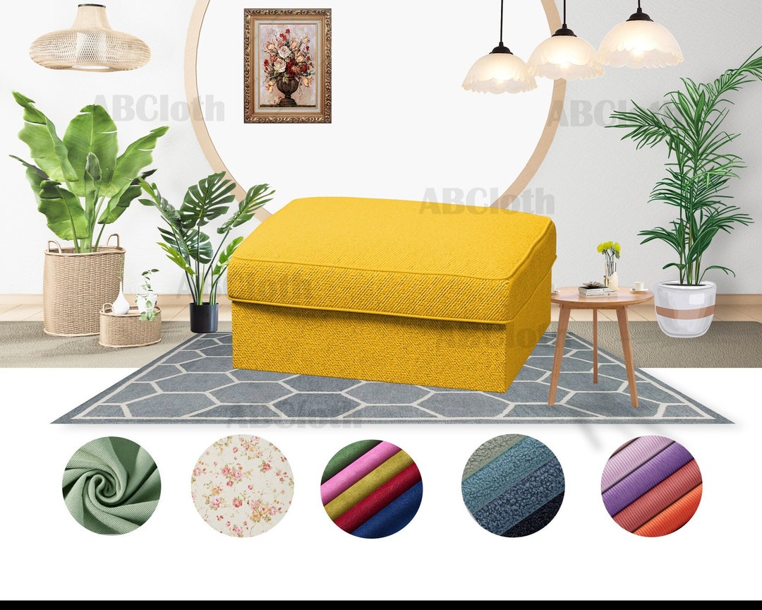 Kivik Ottoman Cover, Custom Made Cover Fits Kivik Ottoman,personalized