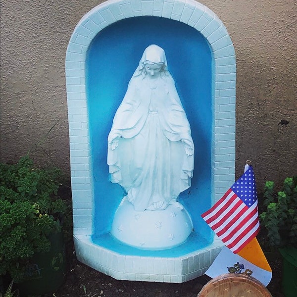 Grotto for Statue Outdoor Etsy