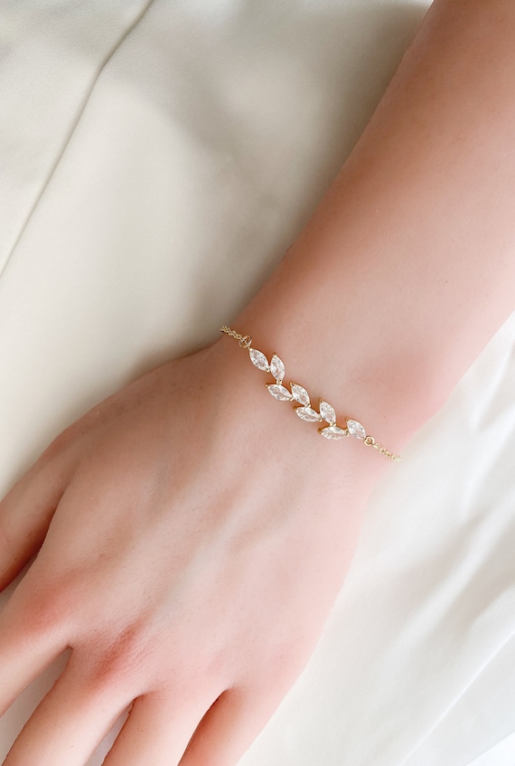 Dainty cheap wedding bracelet