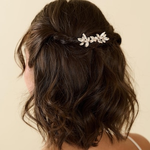 Gold Crystal Bridal Hair Comb | Vintage Crystal Wedding Headpiece  | Dainty Bride hairpieces  | Wedding comb for Bride | Gift for Her