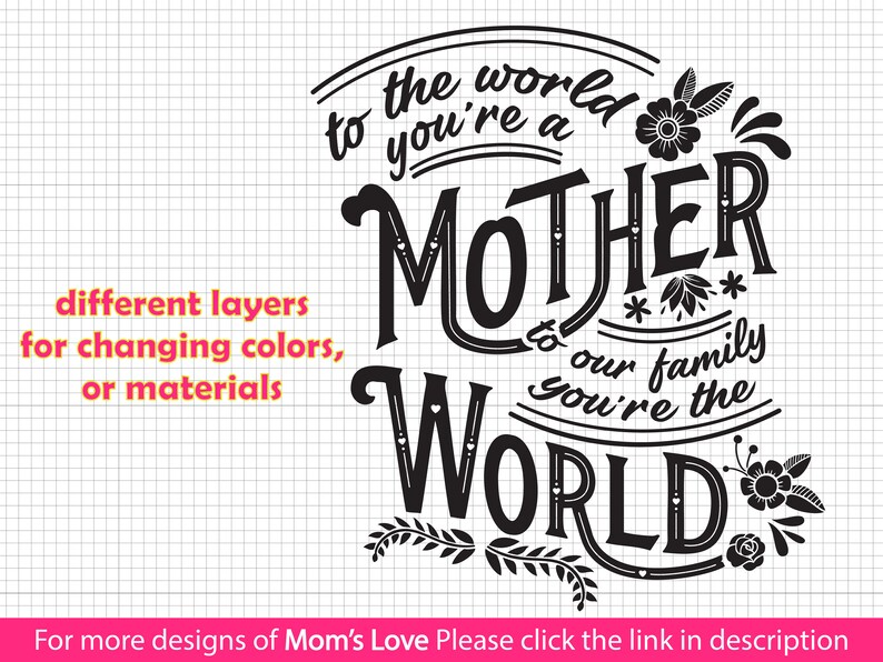 Download To The World You Re A Mother Svgpngdxf Cut File For Cricut And Silhouette Mothers Day Svg Mom Life Svg Blessed Mama Svg Motherhood Svg Clip Art Art Collectibles Vadel Com