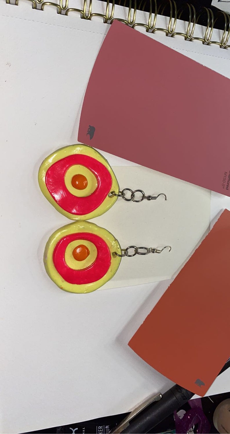 Clay earrings