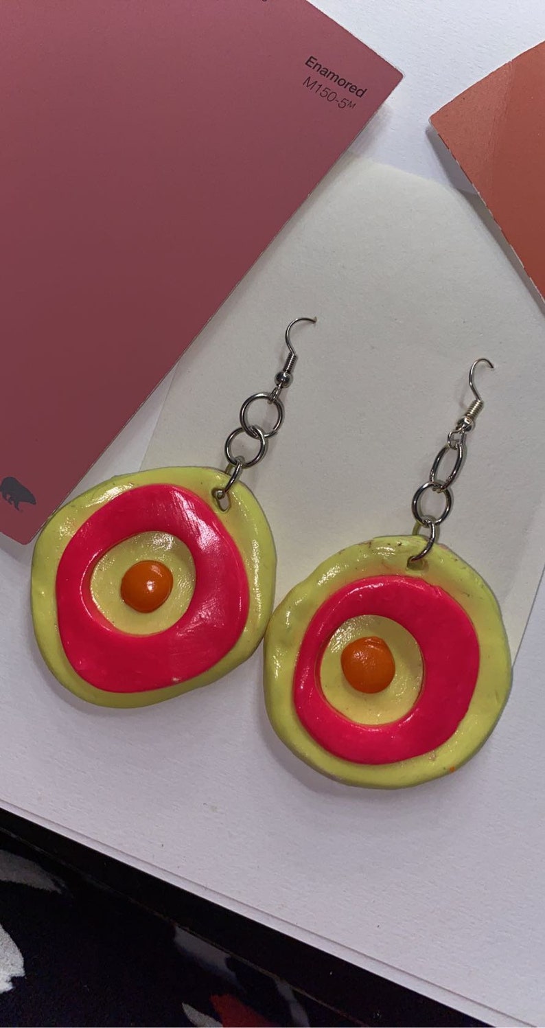 Clay earrings