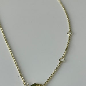 Gold Thread Pendant Necklace With Custom Floss Color Options - Etsy