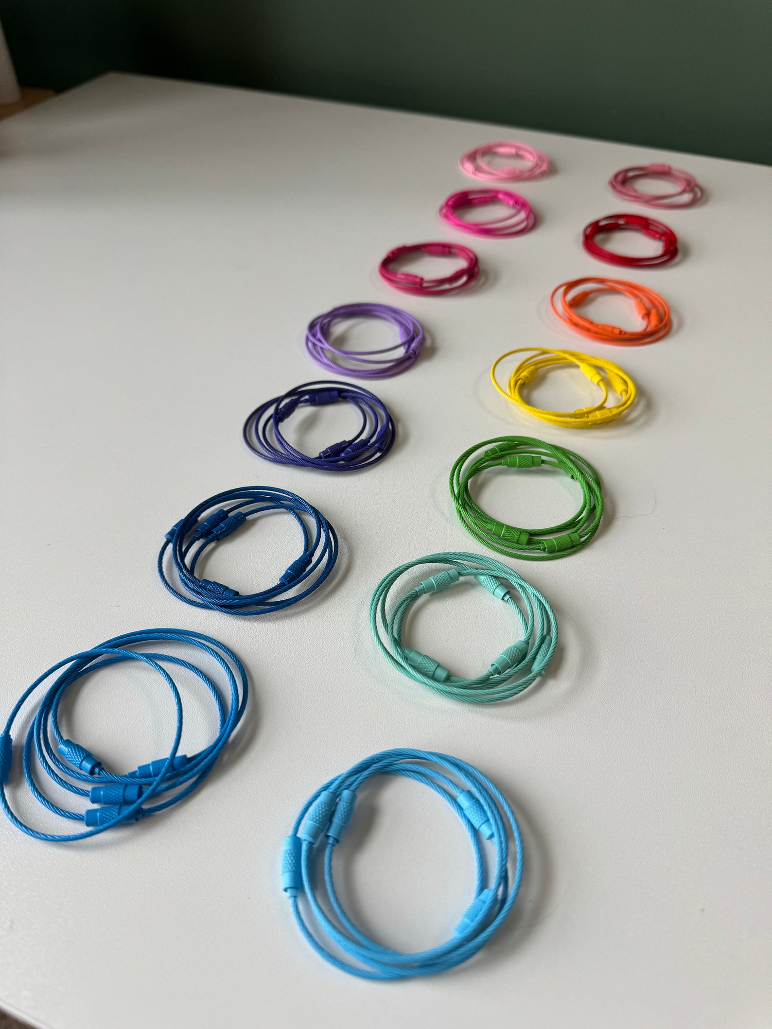 5 Metal Twist Lock Bobbin Floss Ring Set - Etsy