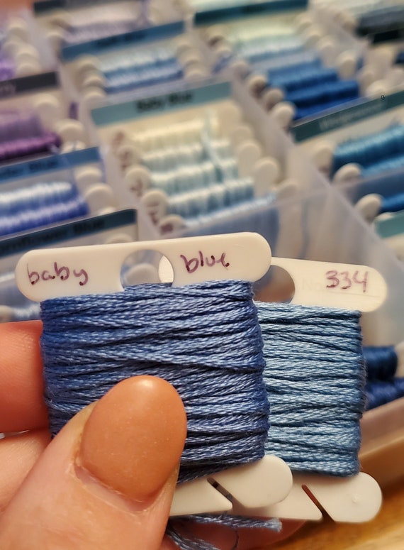 Plastic Bobbins for Embroidery Thread Floss 