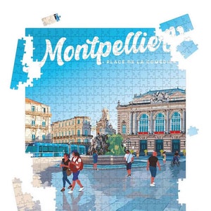 Puzzle de Montpellier Place de la Comédie image 1