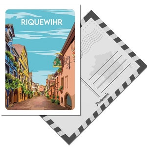 Carte postale de la ville de Riquewihr
