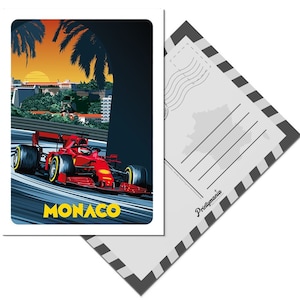 Carte postale du Grand prix de Monaco