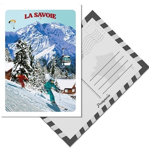 Carte postale de la Savoie
