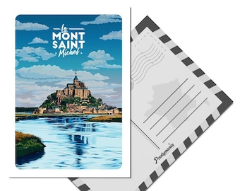 Carte postale du Mont-Saint-Michel