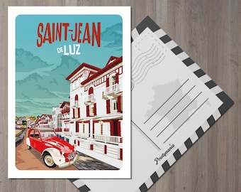 Carte postale de la ville de Saint-Jean de Luz