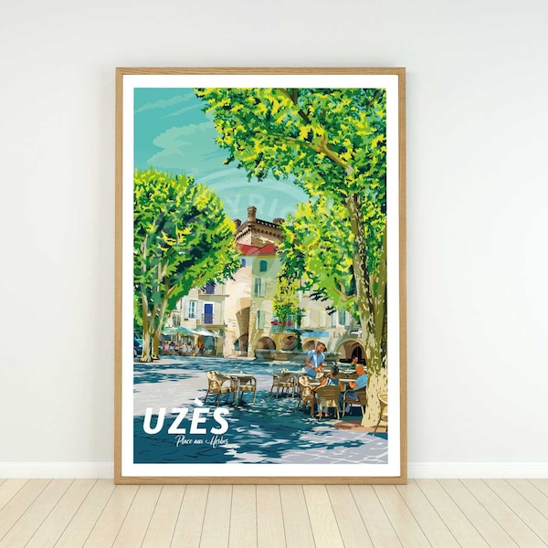 Affiche de la ville de Uzès