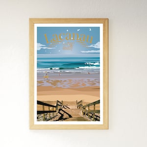 Cartel Lacanau - Playa