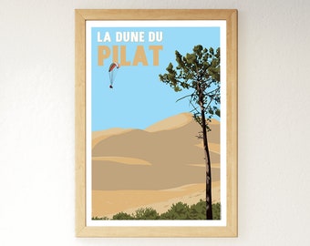 Affiche Dune du Pilat