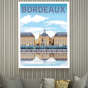 Bordeaux City Poster