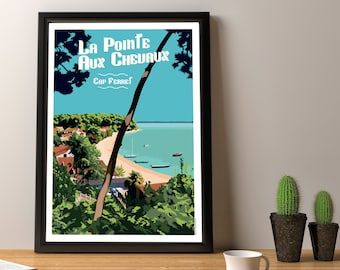 Affiche Pointe aux Chevaux - Cap Ferret