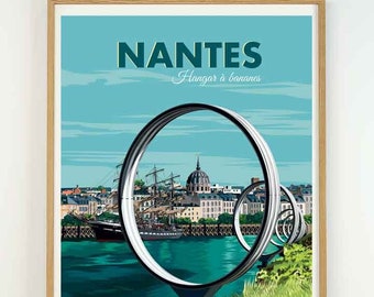 Affiche de Nantes - Quai