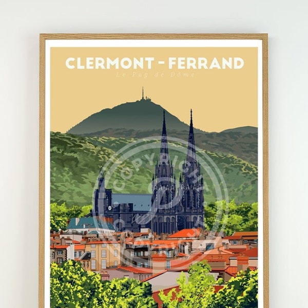 Affiche de Clermont-Ferrand