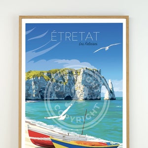 Affiche de Étretat