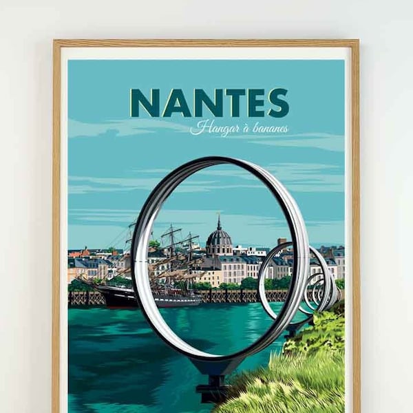 Affiche de Nantes - Quai