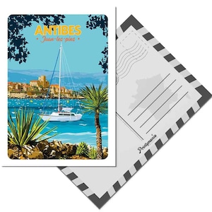 Carte postale de la ville de Antibes