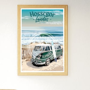 Cartel de la ciudad de Hossegor imagen 1