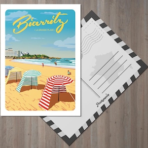 Carte postale de Biarritz