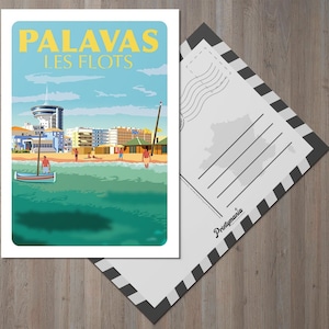 Carte postale de la ville de Palavas les flots