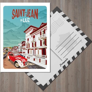 Carte postale de la ville de Saint-Jean de Luz
