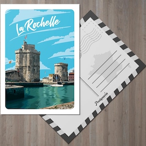 Carte postale de la ville de La Rochelle