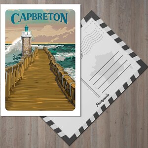 Carte postale de la ville de Capbreton