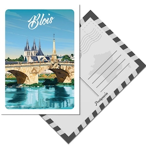 Carte postale de la ville de Blois