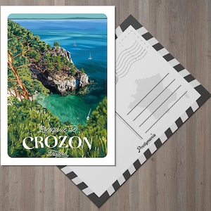 Carte postale de la ville de Crozon