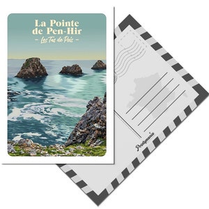 Postal de La pointe de Pen-Hir - Tas de Pois