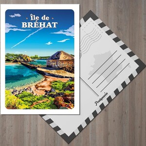 Carte postale de l'île de Bréhat