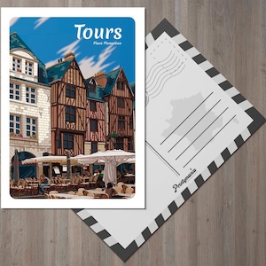 Carte postale de Tours