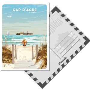 Carte postale du Cap d'Agde image 3