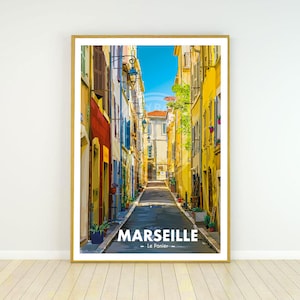 Marseille poster - the Basket