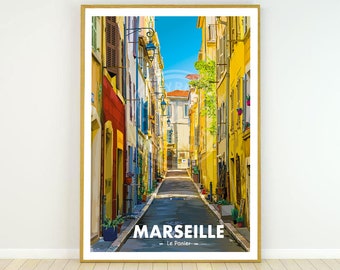 Affiche de Marseille - le Panier