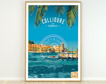 Affiche de la ville de Collioure