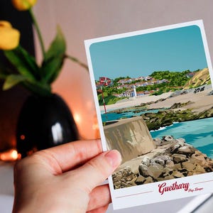 Carte postale de Guethary - village
