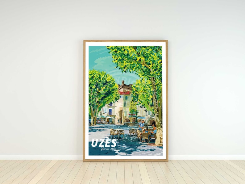 Cartel de la ciudad de Uzès imagen 1
